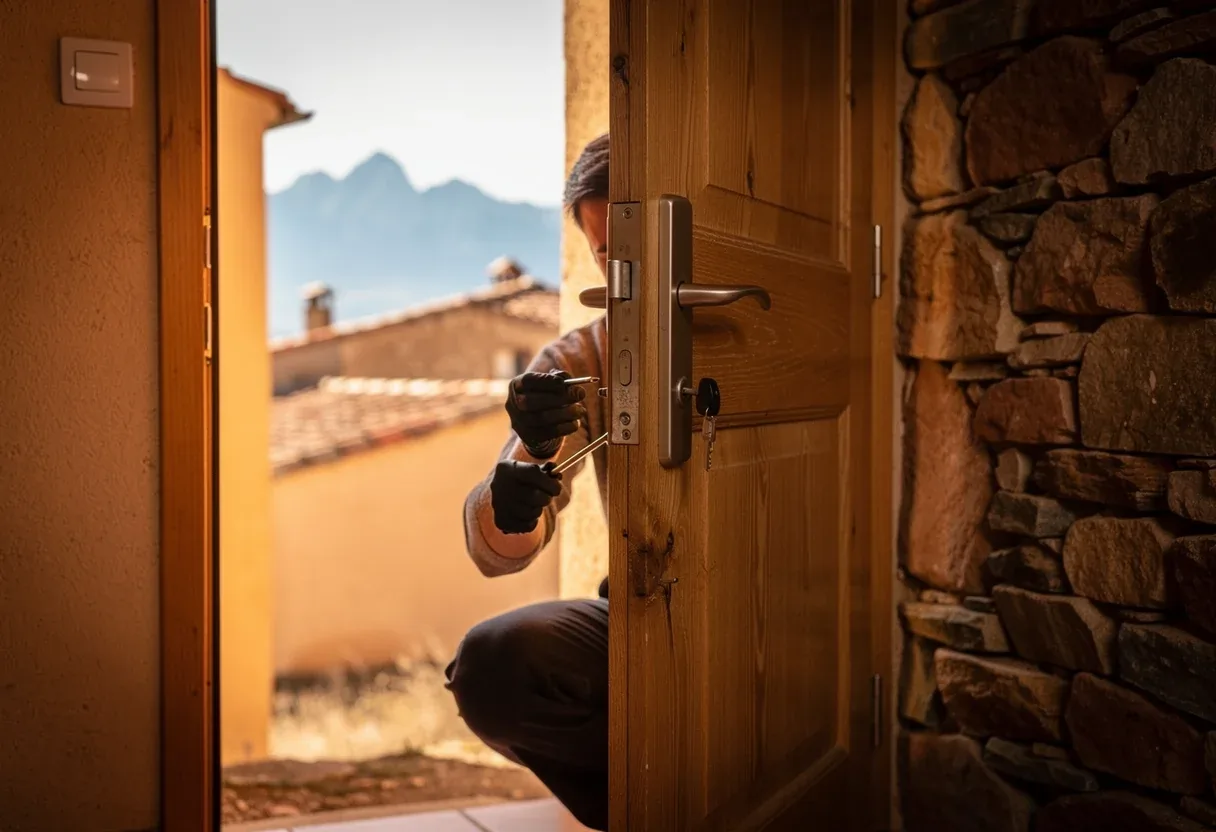 Ouverture fine d'une porte claquée à Saleilles